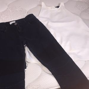 Recession jeans with flattering tops